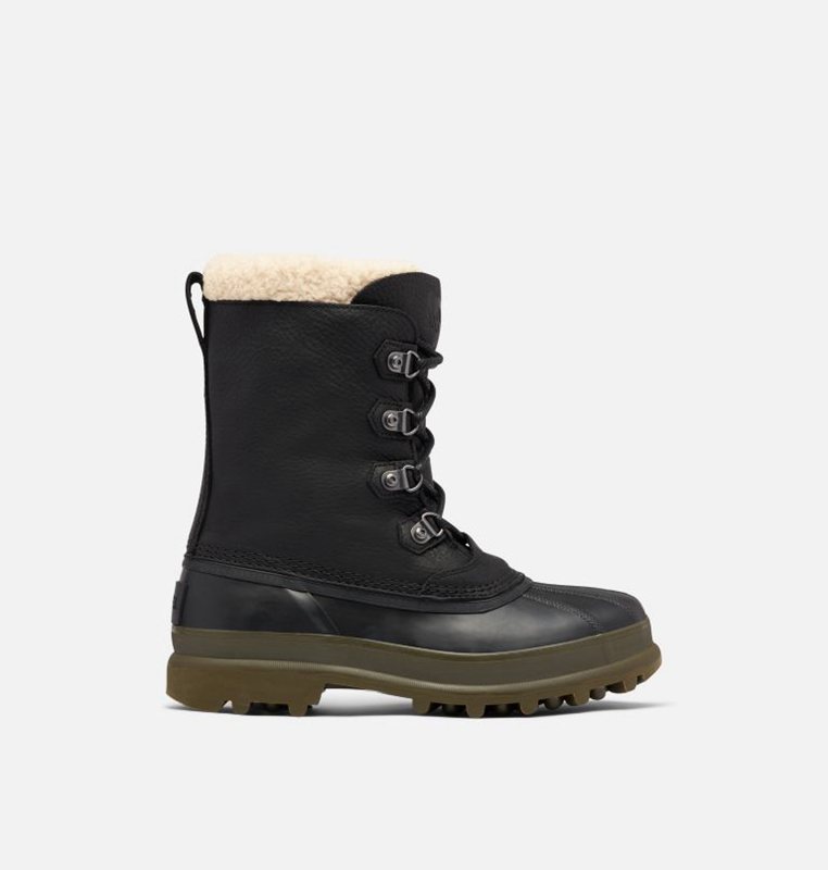 Botas Nieve Sorel Hombre - Caribou™ Stack Negras - 24178-QZNI